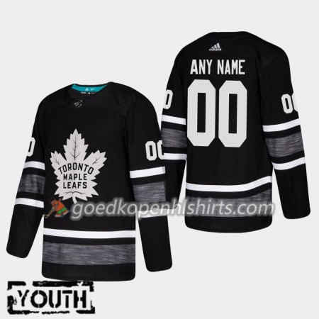 Toronto Maple Leafs Custom 2019 All-Star Adidas Zwart Authentic Shirt - Kinderen